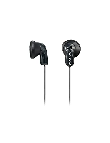 Sony MDRE9LPB - Auriculares de Botón, Color Negro, In Ear, Alámbrico