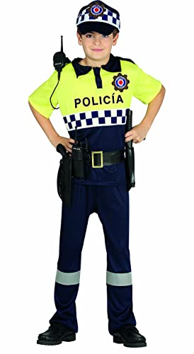 Fiestas Guirca Disfraz de Policía Infantil Talla 5-6 años