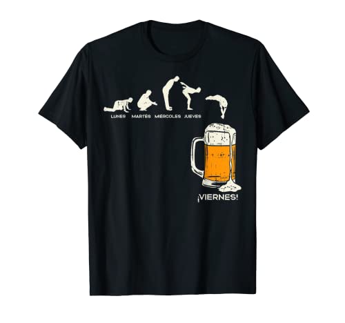 Hombre Los Dias De La Semana Y Cerveza Humor Beer Beverage Regalo Camiseta