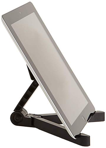Amazon Basics - Atril ajustable para tablet, Negro