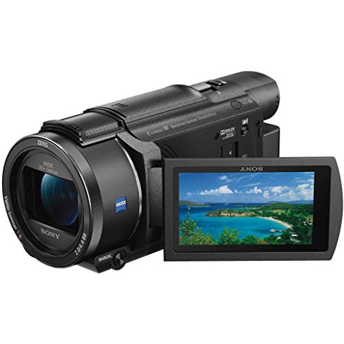 Sony Handycam FDR-AX33 4KUHD - Videocámara (pantalla de 3', zoom óptico 10x, estabilizador óptico), negro