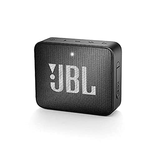 JBL GO 2 - Altavoz inalámbrico portátil con Bluetooth, resistente al agua (IPX7), hasta 5h de reproducción con sonido de alta fidelidad, negro
