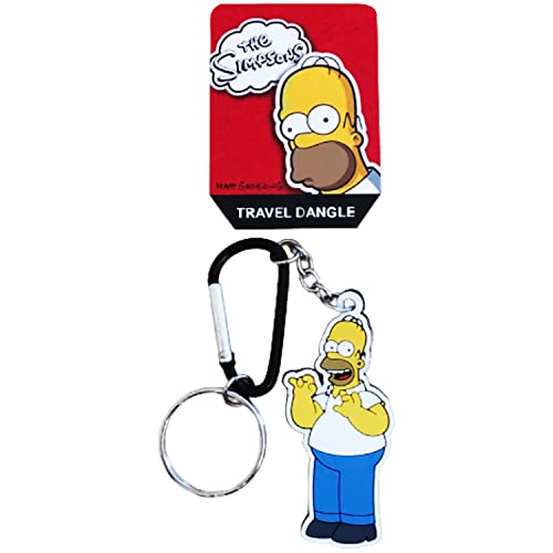 Primark Limited - Llavero Homer Simpson con mosqueton - Licencia Oficial Simpsons Homero