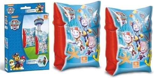 Mondo Toys - PAW PATROL Arm Bands - Manguitos para niños - Material PVC - Apto para niños de 2 a 6 años con Peso 6-20 kg - 16628