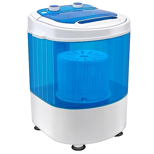 Display4top Portátil Carga Superior- Lavadora - Enchufe estándar europeo (Azul - 3 kg)