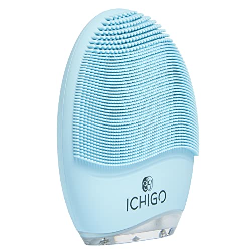 ICHIGO-EASY CLEAN PLUS - Cepillo limpiador facial sónico y masajeador con intesidad regulable, recargable por USB, waterproof y 3 años de garantía. Limpiador facial electrico.