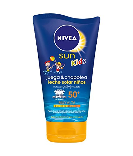NIVEA Sun Kids - Crema solar niños Juega & Chapotea FP50 - Protección UV muy alta - 150 ml