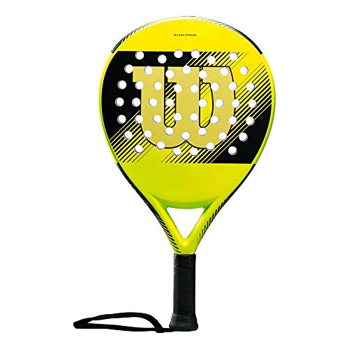 Wilson Striker Pala de pádel, EVA/Núcleo de fibra de vidrio, 370 g, apto también para tenis playa, Unisex, Amarillo