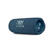JBL Altavoz Bluetooth portátil Flip 6 - Altavoz resistente al agua y al polvo IPX67, compatible con JBL PartyBoost, hasta 12h de batería, azul