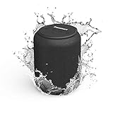 Tronsmart T6 Mini Altavoces Bluetooth 5.0 15W, 24 Horas de Reproducción, Sonido Stereo 360°, IPX6 Waterproof, portatil, Apoya TF Card Memoria USB de 64G y Asistente de Voz, Negro