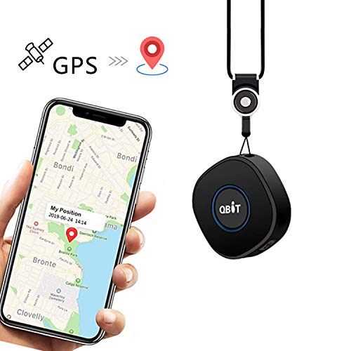 Lncoon Mini Localizador GPS con AplicaciÃ³n Gratuita para Android iOS/Rastreo GPS en Tiempo Real/Geo-Cerca/Alarmas SOS/ConversaciÃ³n bidireccional, PortÃ¡til GPS Tracker para NiÃ±os Adultos Mayores