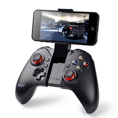 Gamepad Android, PowerLead Mando de Juego inalámbrico portátil, Compatible con teléfono, PC, PS3, Android, Vista