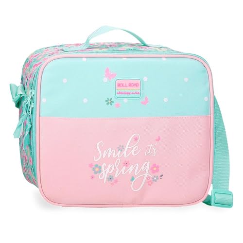 Roll Road Spring Dream Bandolera Porta Alimentos térmica Multicolor 25x21x11 cms Poliéster