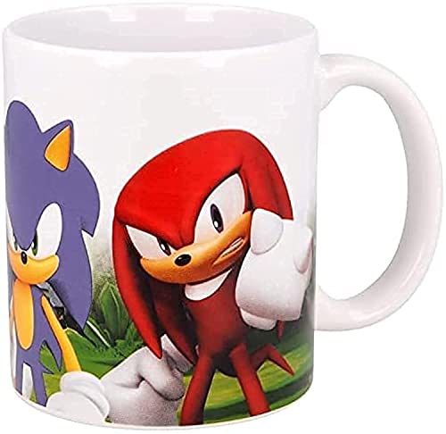 ILS I LOVE SHOPPING Taza de cerámica para niños en caja de regalo (Sonic)