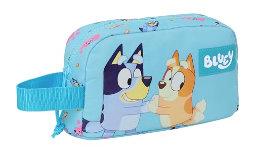Safta BLUEY – Porta Colazione Termica, Termo, Portatodo, Qualità e Massima Resistenza, Porta Cibo, Ricreo, 21,5 x 6,5 x 12 cm, Colore Celeste, azzurro, Estándar, Casual