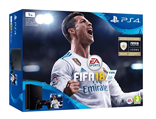 Sony, PlayStation 4 (PS4) - Consola de 1 TB + FIFA 18