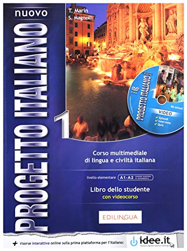 Progetto Italiano 1. Libro dello studente + CD-ROM: Libro dello studente 1 + DVD (Level A1-A2): Vol. 1 (NUOVO PROGETTO ITALIANO)