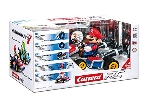 Carrera RC - Mario Kart 7: Mario, Coche con radiocontrol, Escala 1:16 (Carrera 162060)