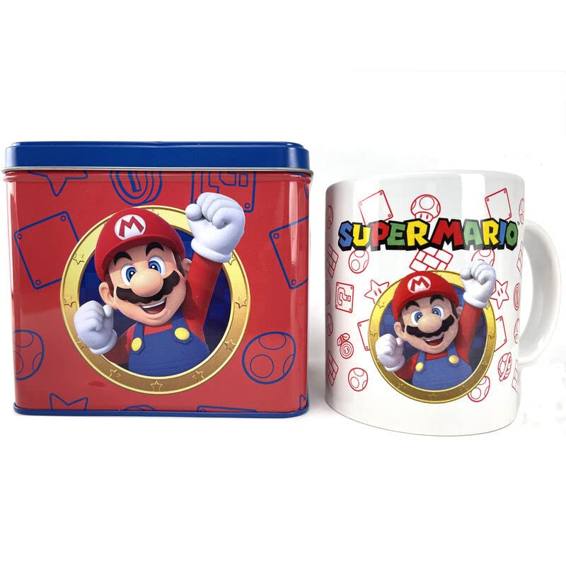 Nintendo- Set Taza + Hucha Super Mario Bros, Multicolor (129570)