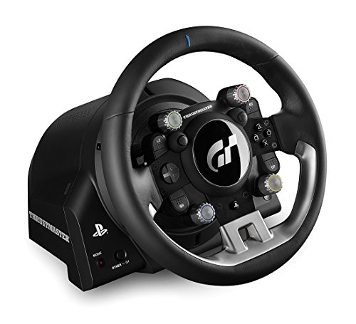 Thrustmaster - T-GT - volante de carreras revestido de piel, con licencia oficial de PS4 y Gran Turismo, y compatible con PC (PlayStation)