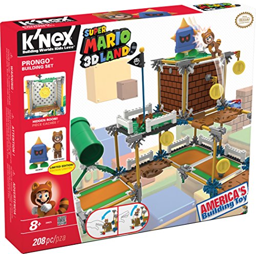 K'nex Super Mario Bros - Set construcción Deluxe Prongo, 208 Piezas (Fábrica de Juguetes 41012)